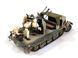 1/35 Зенітна самохідна установка із Flak-38 на базі Sd.Kfz.7 з фігурами розрахунку, готова модель авторської роботи