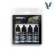 Набір фарб True Metallic Metal "Aged Metal Paint Set", 4 фарби по 18 мл, акрилові (Vallejo 77258)