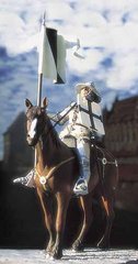 54 мм Тевтонский рыцарь на коне, 1410 год (M-Model 32040), сборная смоляная коллекционная миниатюра