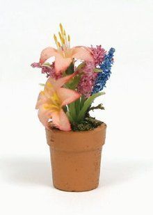 Цветок в горшке №1 (FLOWER WITH POT) 1:12
