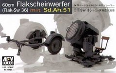 1/35 Прожектор GERMAN SW-36 SERCHLIGHT WITH Sd.Ah.51 TRAILER