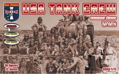 1/72 Американские танкисты, летняя униформа, USA Tank Crew summer dress WW2, 36 фигур (Orion 72049)