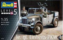 1/35 le. gl. Einheits-PKW 4 німецький військовий автомобіль (Revell 03339), збірна модель
