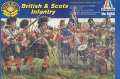 1/72 Британская и шотландская пехота, наполеоновские войны 1805-1815 годов, 50 фигур (Italeri 6058)