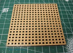 1:32 Рустерная решетка деревянная 84 х 84 мм