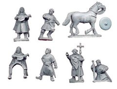 Темные века (Dark Ages) - Spanish Characters and Casualties (8 figs) - Crusader Miniatures NS-CM-DAE009
