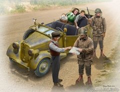 1/35 Набор фигур "Hitching a ride". US Paratroopers and Civilians, 1945 (Master Box 35161)