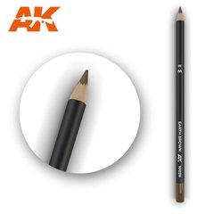 Карандаш для везеринга и эффектов "Коричневый земляной" (AK Interactive AK10028 Weathering pencils EARTH BROWN)
