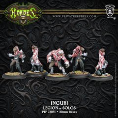 Incubi, Legion of Everblight, миниатюры Hordes (Privateer Press Miniatures PIP-73031), сборные металлические неокрашенные