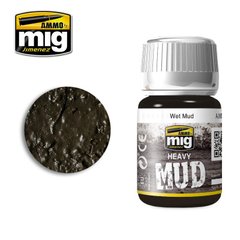 Мокрая грязь, имитация натуральной текстуры, эмаль, 35 мл (Ammo by Mig A.MIG-1705 Wet mud nature effect)