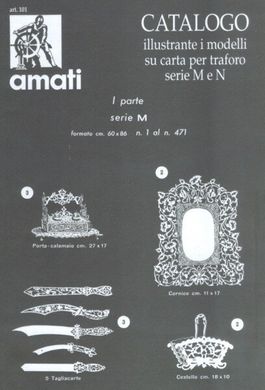 Каталог деталей художнього оформлення (Amati Modellismo 101 Catalogo disegni per traforo M/N)