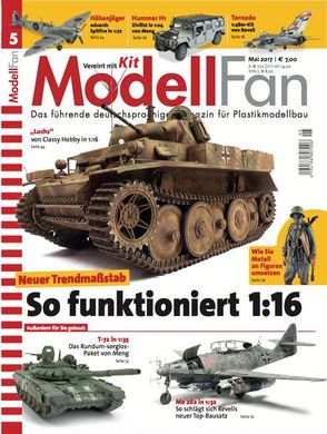 Журнал "ModellFan" 5/2017 Mai. Журнал про моделізм німецькою мовою