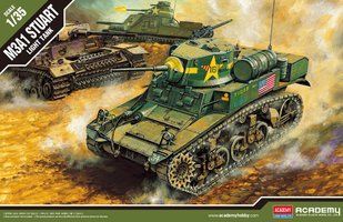 1/35 M3A1 Stuart американський легкий танк (Academy 13269), збірна модель
