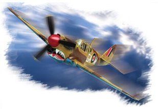 1/72 P-40M Warhawk американский истребитель, серия Easy Kit (HobbyBoss 80251), сборная модель