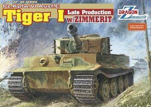 Pz.Kpfw.VI ausf.E Tiger I поздняя модификация, с циммеритом 1:35