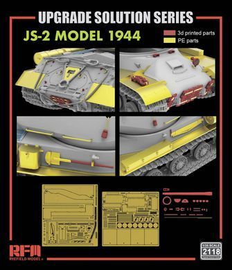 1/35 Набір деталізації для танка ІС-2 зразка 1944 року, фототравління та 3D-друковані деталі (Rye Field Model RM2118)