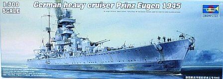 1/700 Немецкий линкор Prinz Eugen 1945 года (Trumpeter 05767) сборная модель