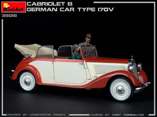 1/35 Автомобіль Cabriolet B Type 170V з фігурами (Miniart 38018), збірна модель
