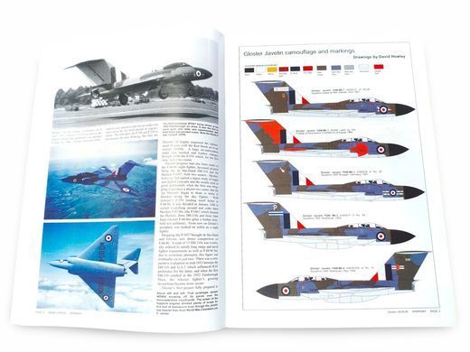 Монографія "Gloster Javelin. Warpaint Series 17" by Tony Buttler (англійською мовою)