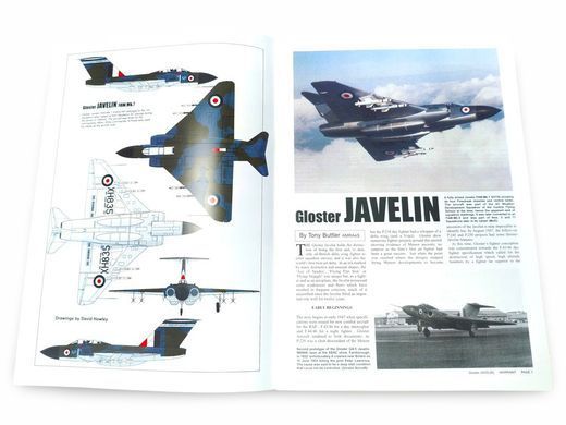 Монографія "Gloster Javelin. Warpaint Series 17" by Tony Buttler (англійською мовою)