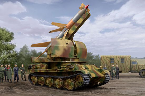 1/35 Flakpanther with 8.8cm Flakrakete Rheintochter I (Trumpeter 09532), сборная модель