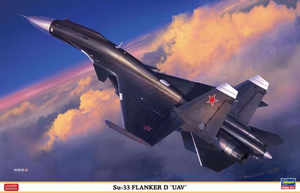 1/72 Самолет Сухой Су-33 БПЛА беспилотный вариант (Hasegawa 02313), сборная модель