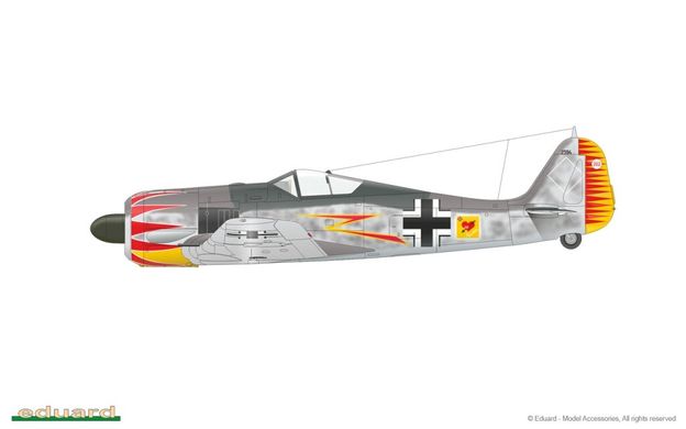 1/48 Focke-Wulf FW-190A-5 німецький винищувач, серія ProfiPACK (Eduard 82143), збірна модель