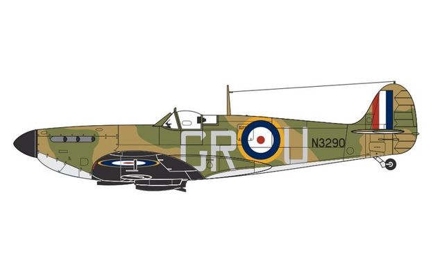 1/72 Supermarine Spitfire Mk.Ia британський винищувач (Airfix 01071B) збірна модель