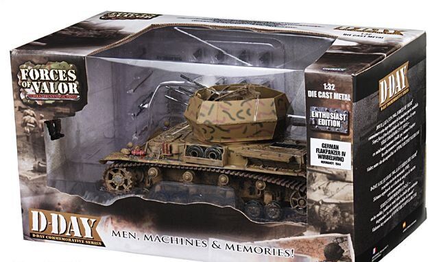 Forces of Valor 80051 German Flakpanzer IV Wirbelwind, Normandy 1944, металл 1/32
