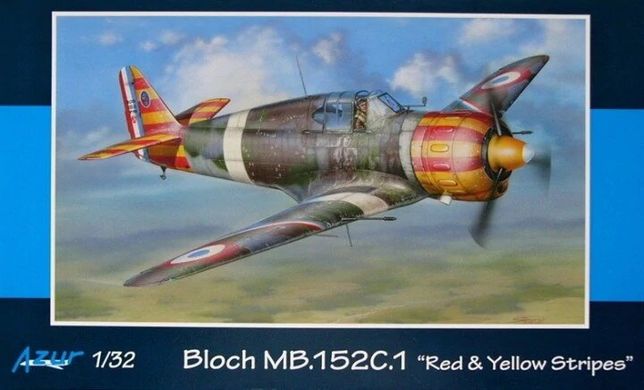 1/32 Bloch MB.152C1 французький винищувач (Azur A-094), збірна модель
