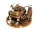 1/35 Диорама боя с танком M4A3 Sherman и фигурами солдат, готовая авторская работа