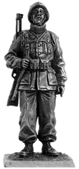 54 мм Волонтёр из дивизии "Дечима Мас". Италия, 1943-45 гг., оловянная миниатюра (EK Castings Misc121)