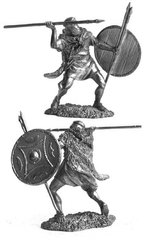 54 мм Римский велит, 3-2 века до н. э., оловянная миниатюра (Солдатики Публия PTS-5205)
