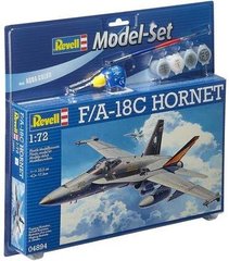 1/72 F/A-18C Hornet + клей + краски + кисточка (Revell 64894)