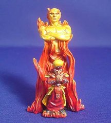RAFM Miniatures - 28-30 mm Fire Elemental and Fire mage - RAF3833