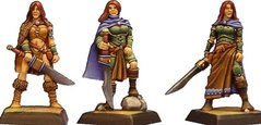 Fenryll Miniatures - 3-stages Female Warrior - FNRL-RPG05