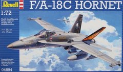 1/72 F/A-18C Hornet американский реактивный самолет (Revell 04894)