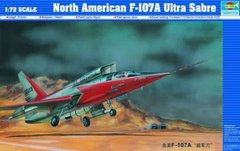1/72 North American F-107A Ultra Sabre (Trumpeter 01605), збірна модель