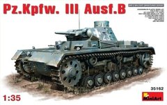 1/35 Pz.Kpfw.III Ausf.B німецький середній танк (MiniArt 35162), збірна модель