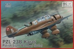 1/72 PZL.23B Karas поздний, польский легкий бомбардировщик (IBG Models 72507) сборная модель
