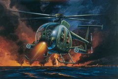 1/72 Гелікоптер MH-6/AH-6A Night Fox (Italeri 017) збірна модель