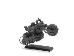 Орк-ноб на мотоциклі, мініатюра Warhammer 40k (Games Workshop), пластикова