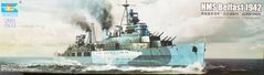 1/350 HMS Belfast 1942 года, британский легкий крейсер (Trumpeter 05334) сборная модель