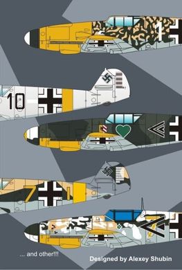 1/48 Декаль для самолета Messerschmitt Bf-109F-4 (Authentic Decals 4859)