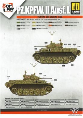 1/35 Легкий танк Pz.Kpfw.II Ausf.L Luchs пізніх серій (Border Model BT018), збірна модель