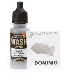 Game Color Wash PALE GREY (Vallejo 73202) Смывка акриловая, 17 мл