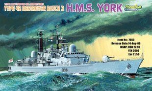 H.M.S. "York" Type 42 Batch 3 1:700