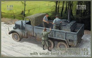 1/35 Грузовик Einheitsdiesel с полевой кухней Hf.14 (IBG Models 35007) сборная модель