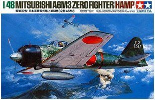 1/48 Mitsubishi A6M3 Zero японський винищувач (Tamiya 61025) збірна модель