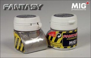 Пигмент-металлик Metallic Silver, 20 мл (MIG Productions F-607 Pigment)